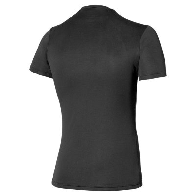 Camisa Mizuno BT Under V Neck Tee Hombre Negros - Chile M692YJIUQB